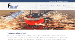Desktop Screenshot of falcon-steel.com